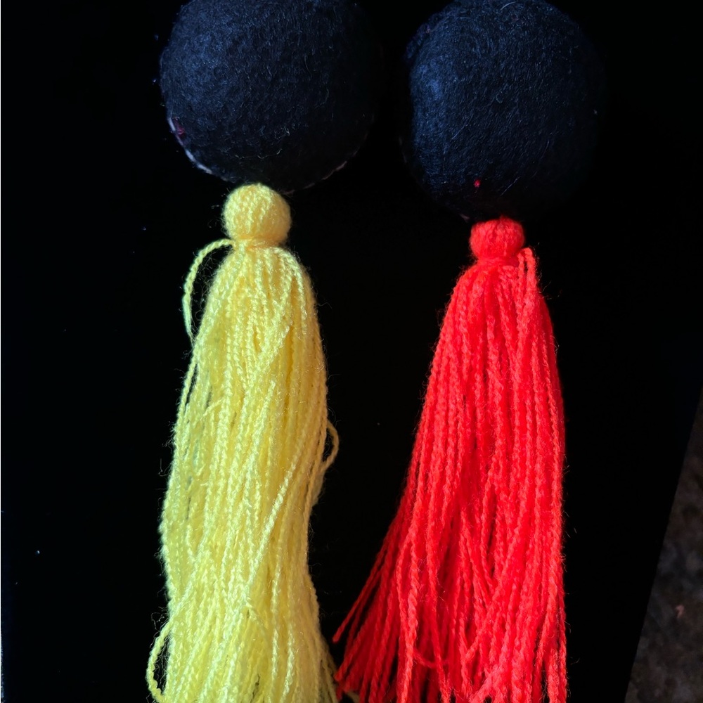 Mexican Colorful Tassel Keychain Set - Picture 2 of 5